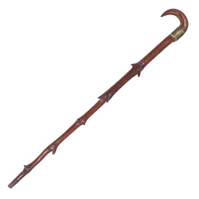 Lot 356 - A Fine Early 19th Century Folk Art Walking Stick