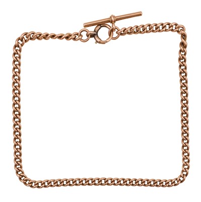 Lot 373 - An albert chain necklace