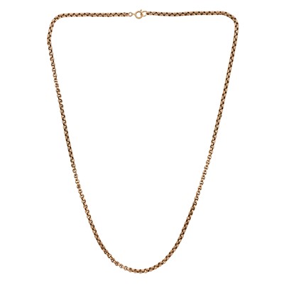 Lot 337 - A fancy-link chain