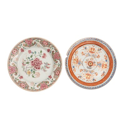 Lot 271 - Two Chinese export dishes, Qing dynasty, 18th century