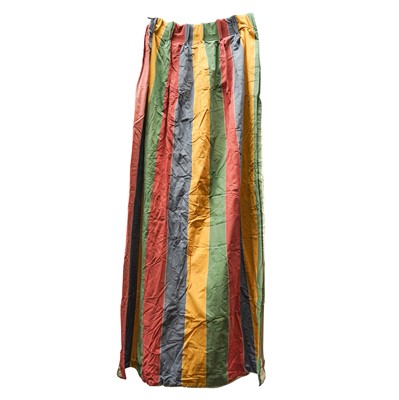 Lot 386 - A pair of Pierre Frey striped curtains