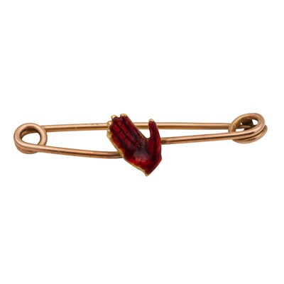 Lot 43 - A Red Hand of Ulster pin brooch