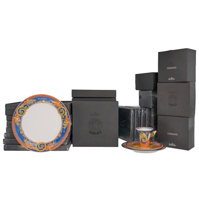 Lot 317 - A Versace for Rosenthal ‘Primavera’ porcelain part dinner and coffee service