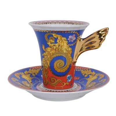 Lot 317 - A Versace for Rosenthal ‘Primavera’ porcelain part dinner and coffee service