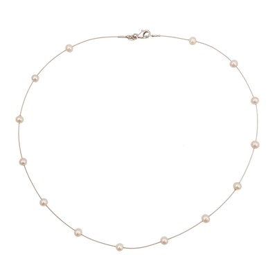 Lot 138 - A pearl necklace