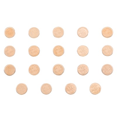 Lot 38 - Complete Queen Elizabeth II Gold Sovereign Collection