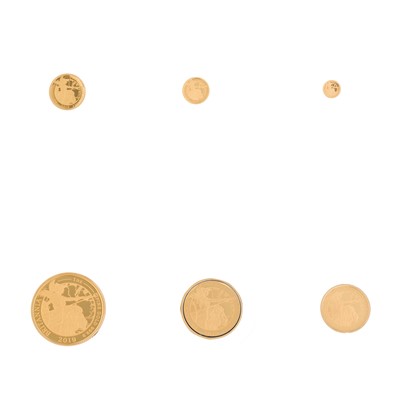 Lot 48 - 'The Britannia' Premium Six-Coin Gold Proof Set