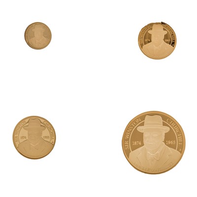 Lot 52 - Gold Proof 4 Coin Sovereign Collection