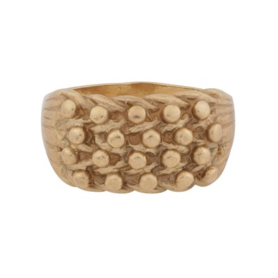 Lot 291 - A gold ring, circa 1988