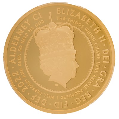Lot 41 - Queen Elizabeth II Platinum Jubilee Five Ounce Gold Coin