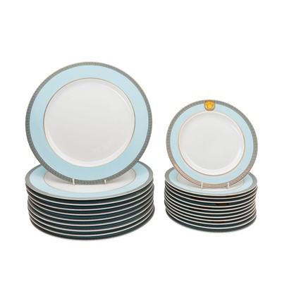 Lot 315 - A Versace for Rosenthal 'Meander' porcelain part dinner service