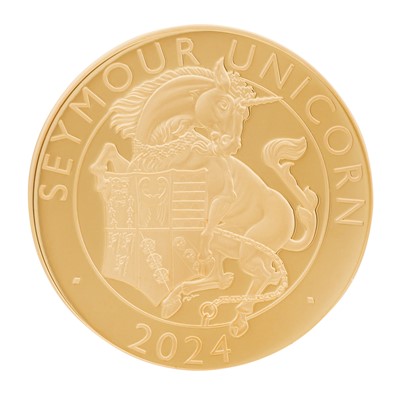 Lot 31 - 'The Royal Tudor Beasts - The Seymour Unicorn' 1oz Gold Proof Coin