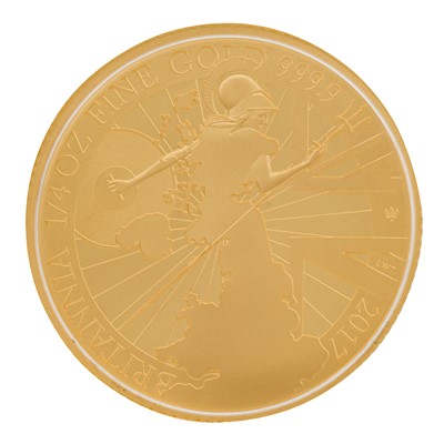 Lot 65 - 'The Britannia 2017' UK Quarter-Ounce Gold Proof Coin