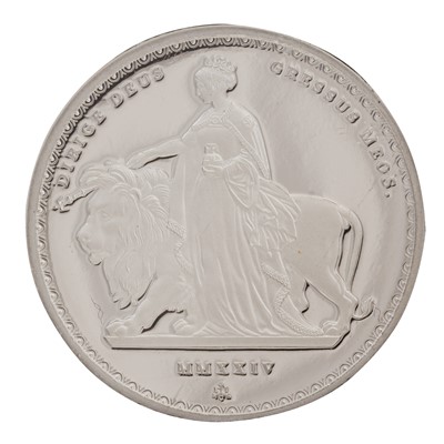 Lot 73 - William Wyon - 'Una & The Lion' Platinum Sovereign Proof Coin