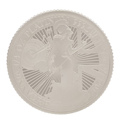 Lot 72 - 'The Brittania' UK Quarter-Ounce Platinum Proof Coin