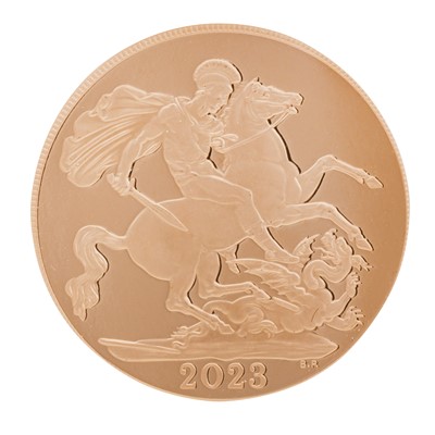 Lot 36 - 'The Piedfort Sovereign' Gold Proof Coin