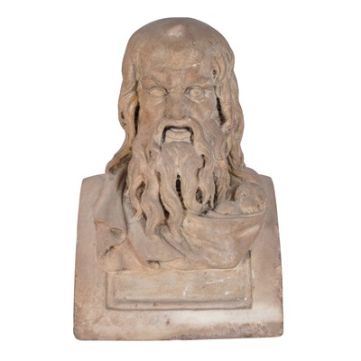 Lot 157 - An early to mid 19th Century composite stone bust of a man