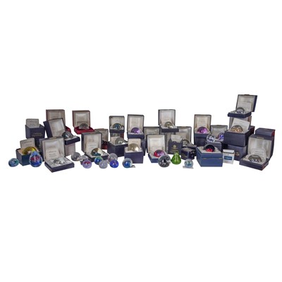 Lot 331 - A very large collection of Caithness glass paperweights