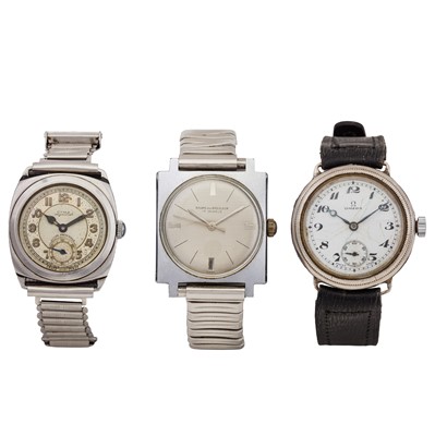 Lot 522 - An Interesting Group of Three Vintage Gent's Watches
