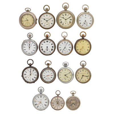 Lot 518 - A Group Of Fifteen Pocket Watches