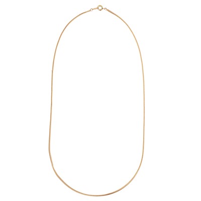Lot 356 - A wheat chain necklace