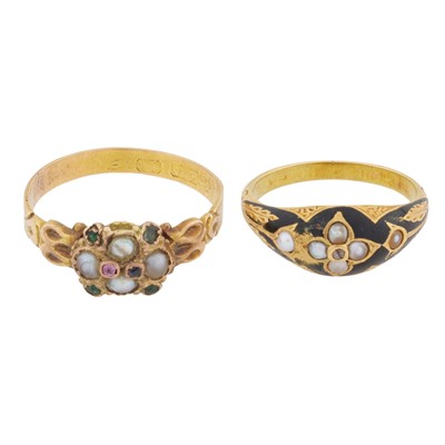 Lot 484 - Two Victorian rings