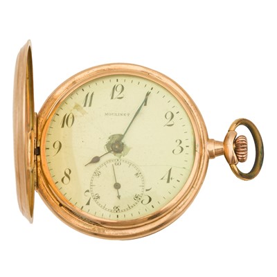 Lot 517 - Moulinet Full Hunter Pocket Watch