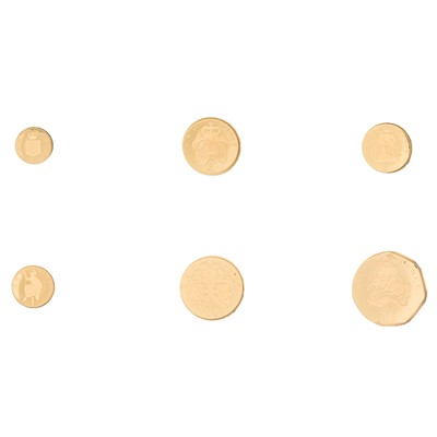 Lot 126 - 50th Anniversary of Decimalization Six Gold Coin Set