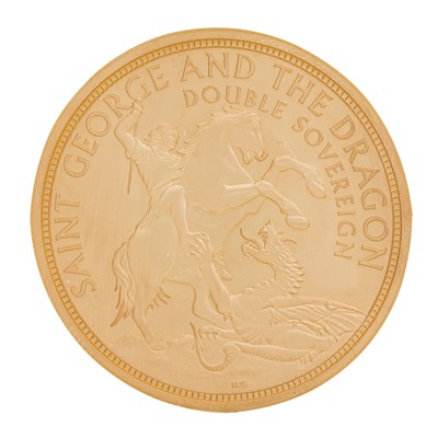 Lot 123 - St George Double Sovereign Proof Coin