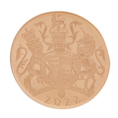 Lot 125 - 'The Piedfort Sovereign' Gold Proof Coin
