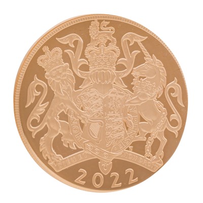 Lot 124 - 'The Piedfort Sovereign' Gold Proof Coin
