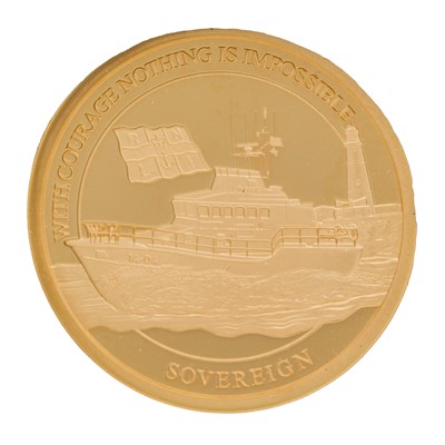 Lot 111 - Royal National Lifeboat Institute Gold Proof Coin
