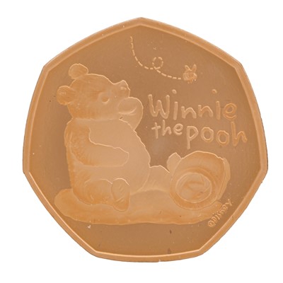 Lot 117 - Winnie The Pooh Gold Proof 50 Pence Coin