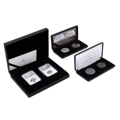 Lot 537 - Three historical coin sets