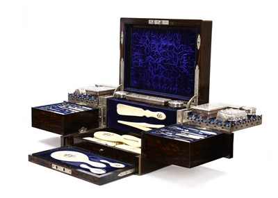 Lot 156 - Mrs Gardiner Muir’s vanity case - a fine...