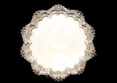 Lot 383 - A late Victorian antique sterling silver...