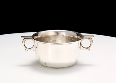 Lot 458 - A George V antique sterling silver twin...