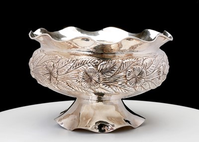 Lot 341 - A pair of 19th century Maltese silver...
