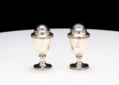 Lot 363 - A matched pair of George III antique sterling...