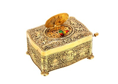 Lot 152 - An early 20th century sterling silver-gilt...