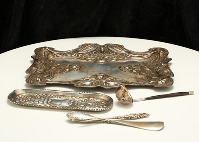 Lot 93 - An Art Nouveau sterling silver dressing table...