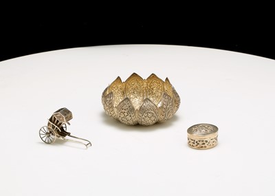 Lot 435a - An early 20th century Chinese export silver...