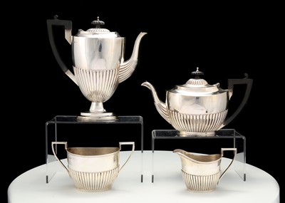 Lot 479 - A late Victorian antique sterling silver...
