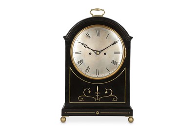 Lot 83 - A MID 19TH CENTURY ENGLISH EBONISED AND BRASS...