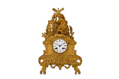 Lot 116 - AN EARLY 19TH CENTURY FRENCH GILT BRONZE...