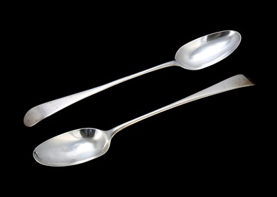 Lot 281 - A George III antique sterling silver pair of...