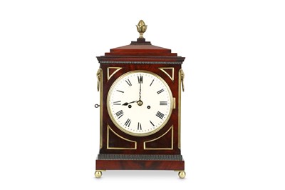 Lot 92 - A REGENCY MAHOGANY AND BRASS MOUNTED FUSEE...