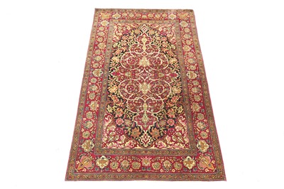 Lot 16 - A PAIR OF FINE ISFAHAN RUGS, WEST PERSIA,...