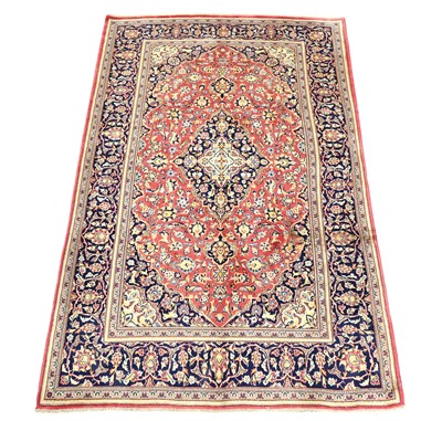 Lot 44 - A KASHAN RUG, CENTRAL PERSIA, LATE 20th...