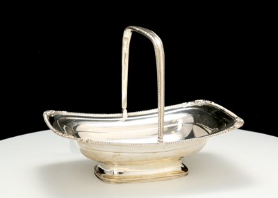 Lot 412 - A Victorian sterling silver swing-handled...